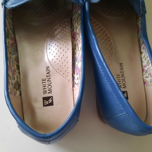 Vintage White Mountain Potluck Leather Slip On Loafers - Picture 6 of 14